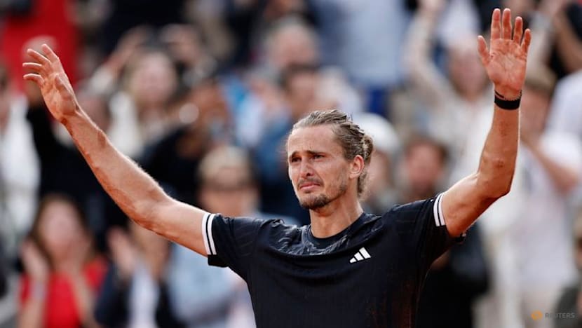 Zverev breaks down the wall to enter Grand Slam winners' circle at French Open