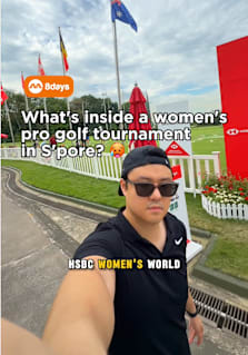 golf is actually… kinda cool now? 😪⛳️🏌🏼‍♀️#8dayssg #8dayssgtrending #singapore #HWWCGolf #golf