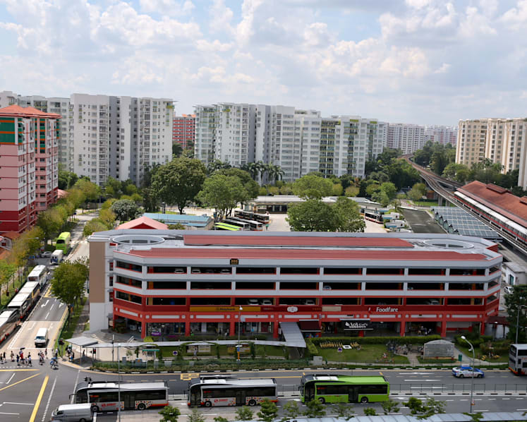 HDB multi-storey car park with shops to make way for construction of Jurong Region Line