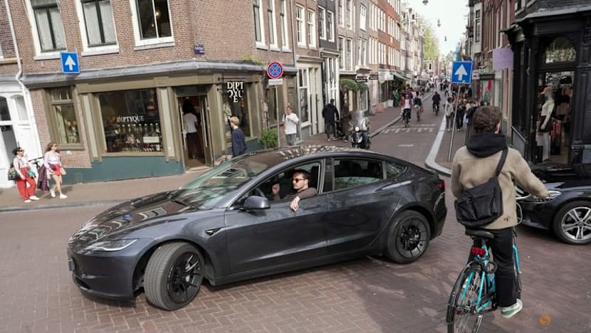 Inside one of Amsterdam's first supervised self-driving Teslas