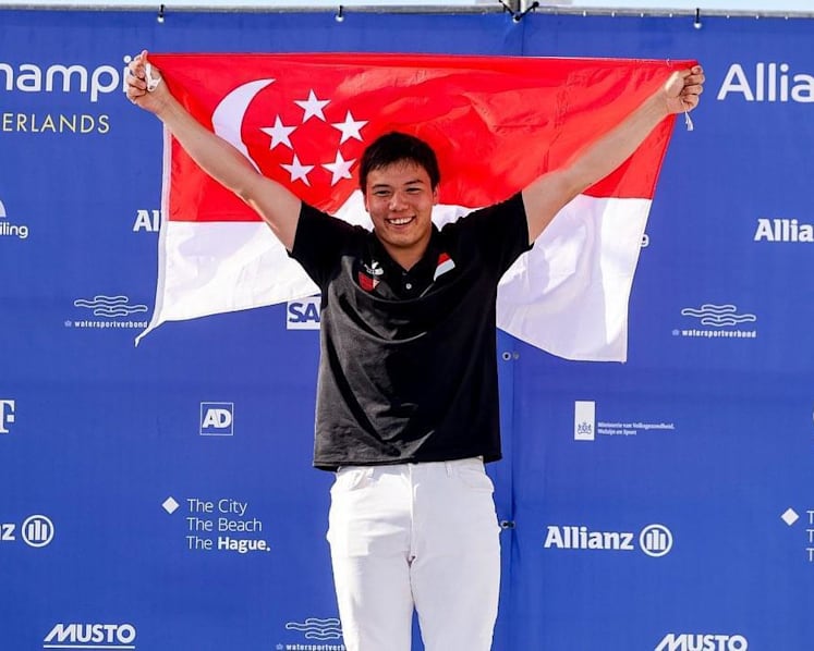 Now a kitefoiling world champion, Singapore teenager Maximilian Maeder faces Asian Games challenge