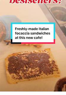 New cafe Mamma Mia specialises in Italian focaccia sandwiches made on the spot, and they have an ongoing $10 promotion so you can try everything on the menu! #8dayseatcafe #sandwich #focaccia #tiktoksg
