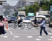 Japan sweats through hottest July on record