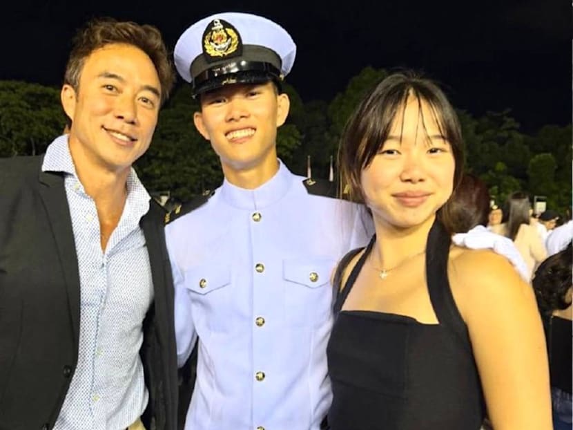 'I am so proud of you': Allan Wu&rsquo;s son commissioned as navy officer, named best physical trainer in his class