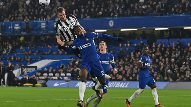 英超：切尔西3比2击退纽卡斯尔