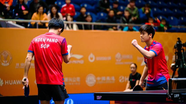 我国男子双打组合闯进亚洲乒乓球锦标赛决赛