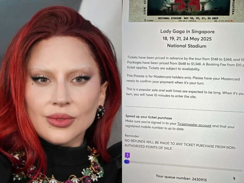 Lady Gaga Singapore concerts: 1st day of ticket presales sees queue numbers exceeding 2 million Lady Gaga Singapore concerts: 1st day of ticket presales sees queue numbers exceeding 2 million