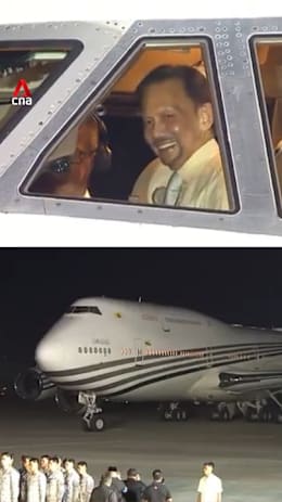 Brunei Sultan flies his own plane to Cebu for ASEAN summit
