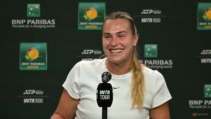 Sabalenka debuts engagement ring during Indian Wells win
