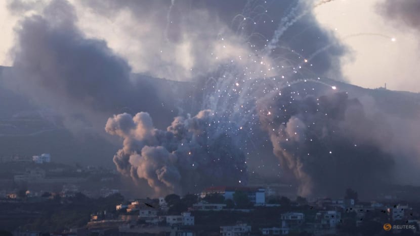 Lebanon says Israeli airstrikes kill at least 492, as tens of thousands civilians flee country Lebanon says Israeli airstrikes kill at least 492, as tens of thousands civilians flee country