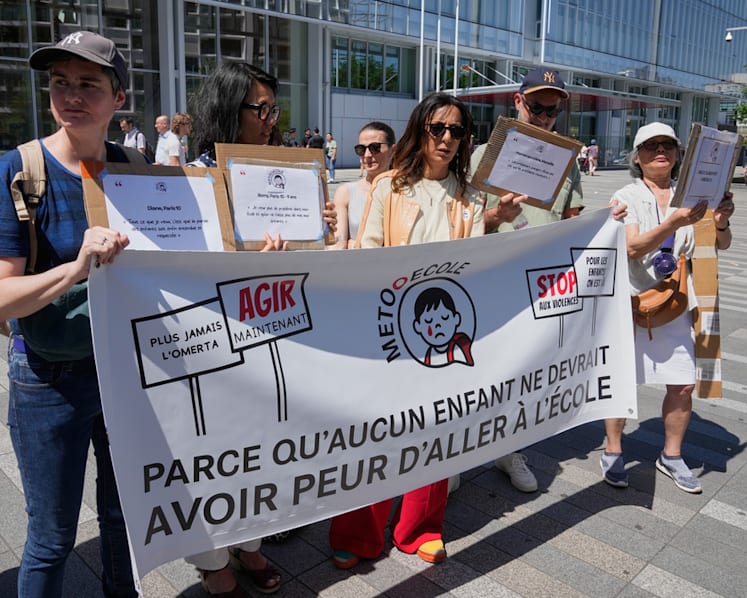 A rare public trial opens in Paris child abuse case as parents seek a national wake-up call