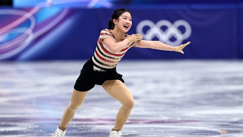 Figure skating-Japanese teenager Nakai surges into lead in Milan