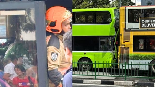 裕廊西两巴士相撞致44伤 穆仁理：23人已出院