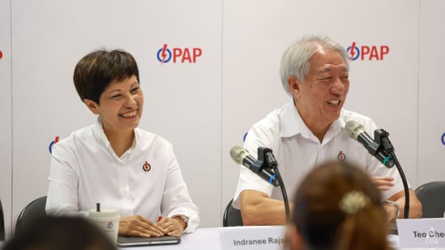 GE2025: SM Teo Chee Hean steps aside as Indranee Rajah leads PAP slate at new Pasir Ris-Changi GRC