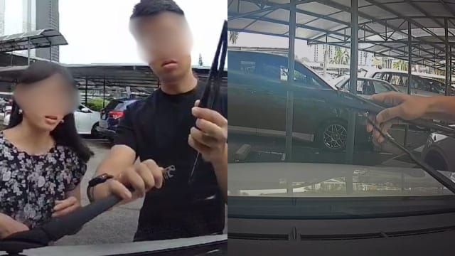 马国男女拆雨刷事件 狮城车主亲揭背后原因
