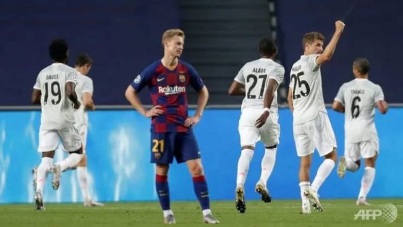 Bayern tumpaskan Barcelona 8-2 Bayern tumpaskan Barcelona 8-2