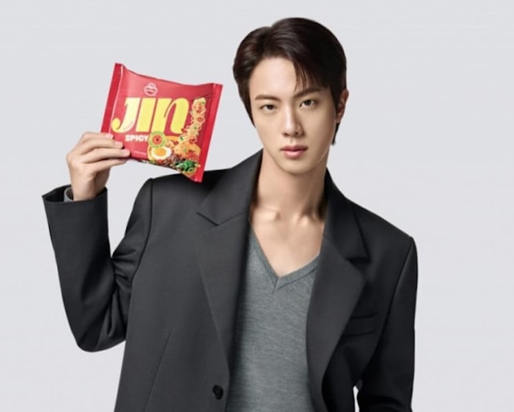 BTS’ Jin named Jin Ramen instant noodle's global brand ambassador