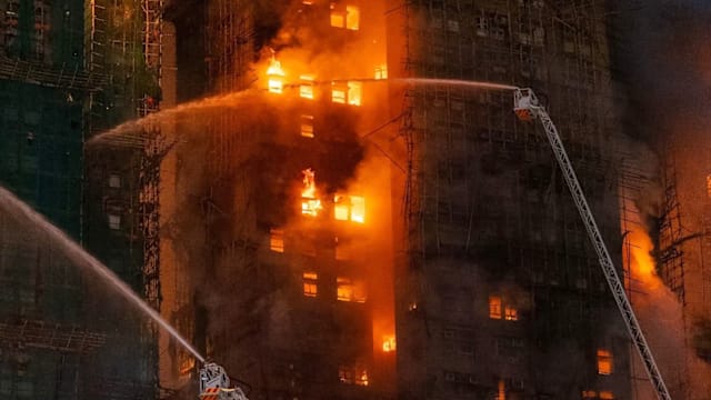 香港民宅大火后 立法会选举宣传暂停
