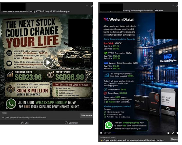 At least S$3.6 million lost in investment scams involving chat groups since May