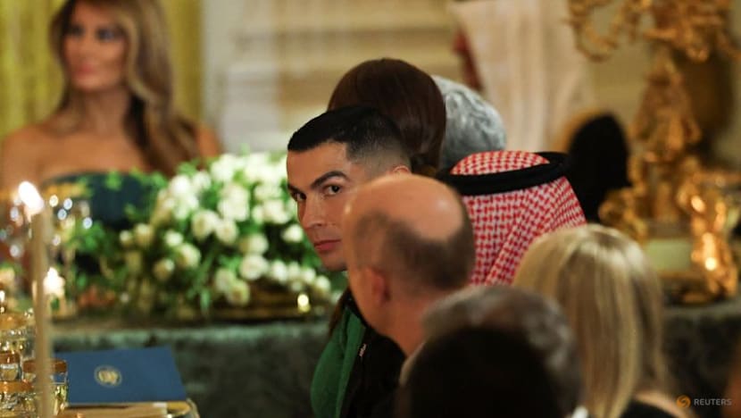 Ronaldo attends White House meeting between Trump and Saudi crown prince