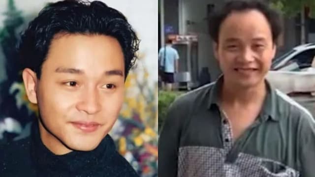 中年大叔撞脸张国荣　公众惊呆！
