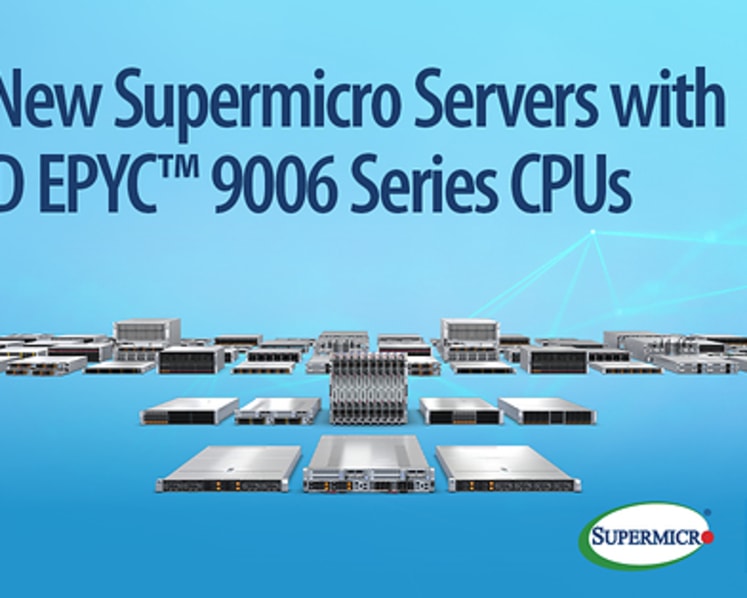 Supermicro Introduces New Server Portfolio with 6th Gen AMD EPYC™ 9006 Series CPUs, Delivering 1.7x Generational Performance Improvements