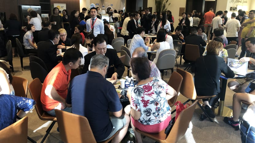 Thousands throng One Pearl Bank launch, including former residents keen to return