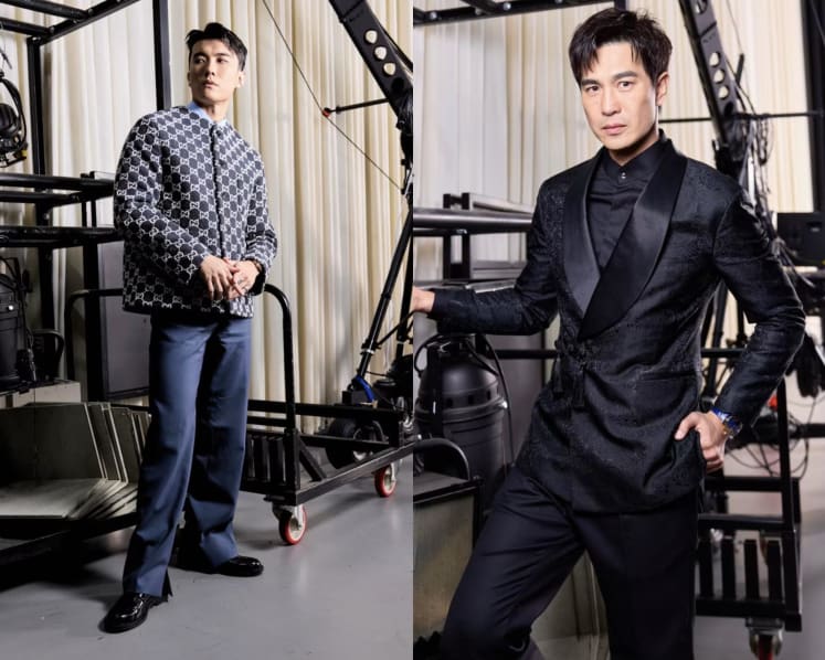 Backstage at Star Awards 2025: Zhang Zetong was worried about his breath, Pierre Png made us blush with his outfit