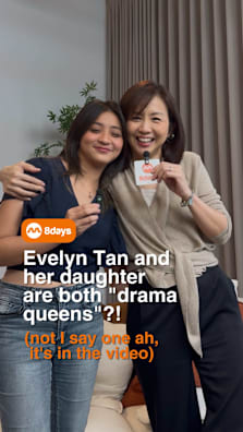 Never a dull moment in the Darren Lim & Evelyn Tan household 🏠  Find out more about Evelyn and her daughter Kristen Lin on 8days chat show DNA. Available on Mediacorp Entertainment YouTube and mewatch. Link in profile. #8dayssgIntv #8dayssg #dramaqueen #motherdaughter #fypsg 