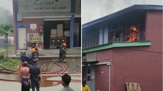 寿板店失火！顾店老翁灭火不果送院救治