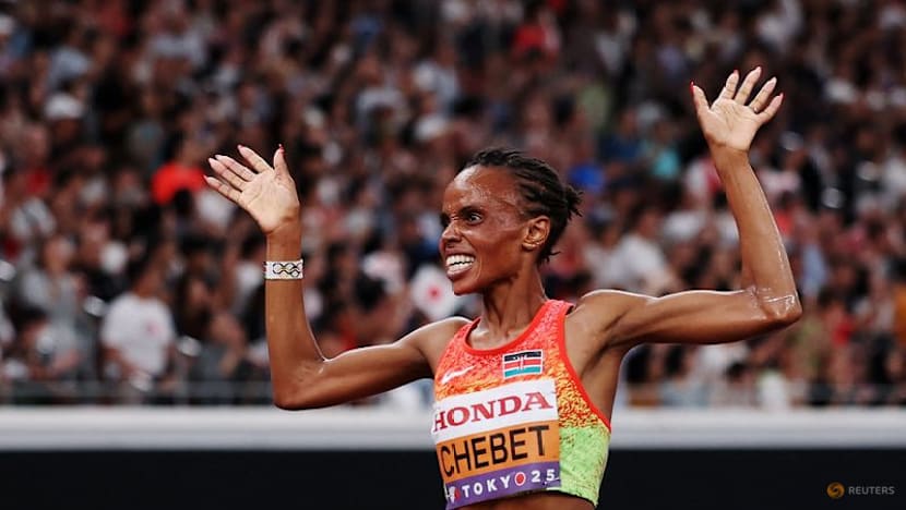 Chebet beats Kipyegon in stunning sprint finish to win 5,000m showdown