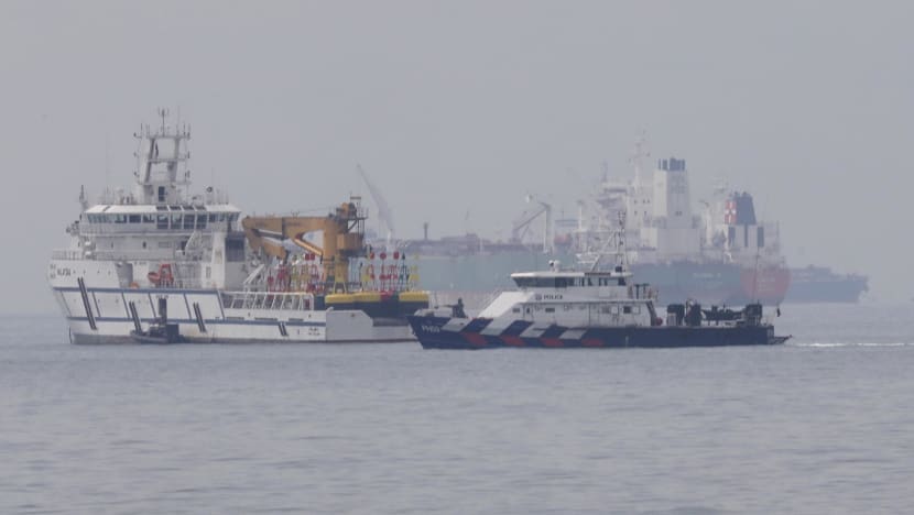 Two M’sian government vessels anchored in S’pore’s territorial waters off Tuas