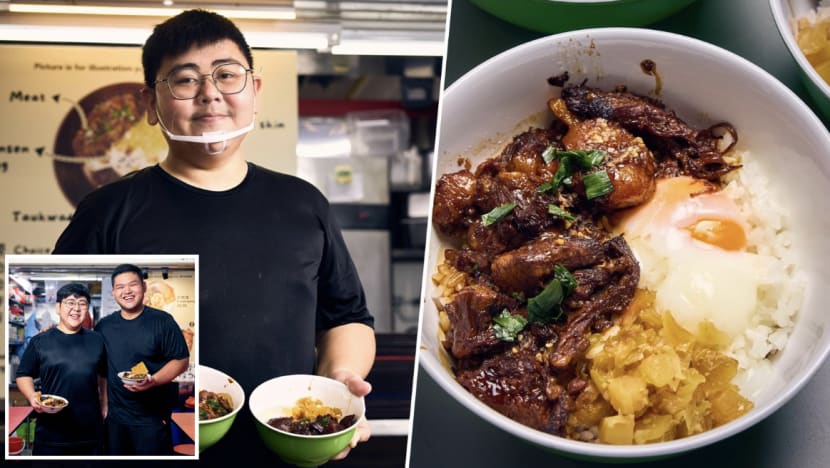 Meat & Rice Hawker Leaves Buddy To Open Rival Stall Selling Similar Braised Pork Rice Bowls