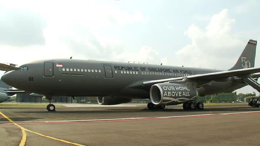 Perbarisan RSAF50 saksikan penampilan sulung pesawat A330 Perbarisan RSAF50 saksikan penampilan sulung pesawat A330