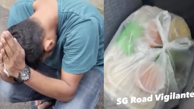 斥非法送餐员致对方哭求放过 本地男被网民呛：没必要羞辱人 