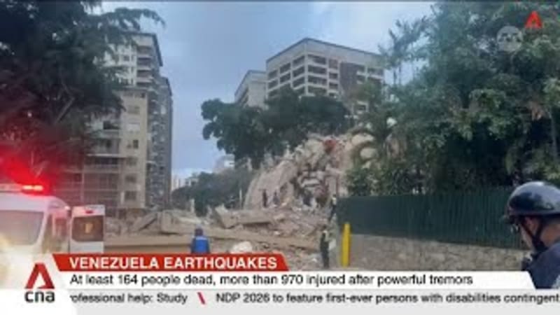 At least 164 people dead, more than 970 injured after twin earthquakes in Venezuela 