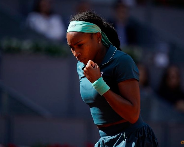 Gauff battles through illness to reach Madrid Open last 16