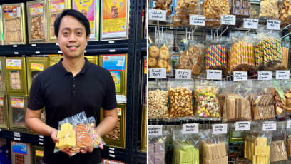 Millennial Hawker Opens ‘Snack Library’ Stall Selling Labelled Old-School Tidbits At $2 A Pack