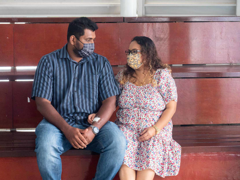 Mr Kumarapeli Arachchige Amila Chinthana and his wife. He and five other people received a Public Spiritedness Award each for helping to nab a suspect. Mr Kumarapeli Arachchige Amila Chinthana and his wife. He and five other people received a Public Spiritedness Award each for helping to nab a suspect.