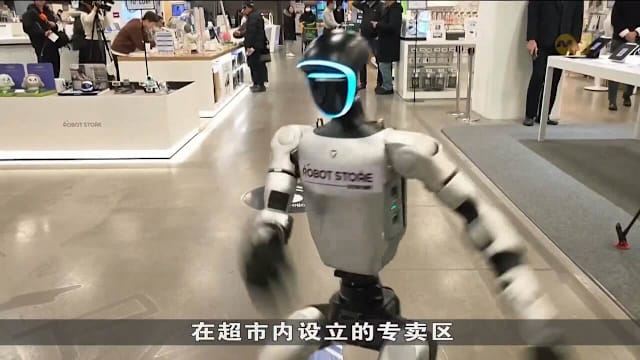 AI机器人进驻韩国超市 售价高昂引关注