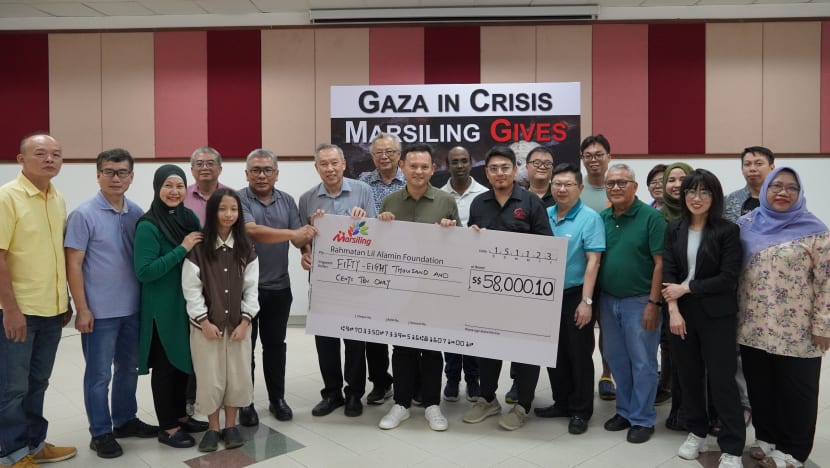 Masyarakat Marsiling sumbang S$58,000 bagi bantuan kemanusiaan Gaza