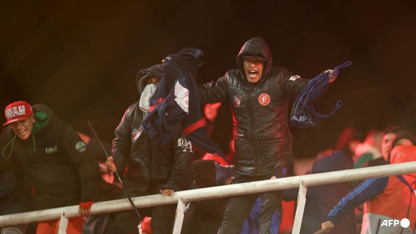 Ten hurt, 90 arrested as football match abandoned following fan violence in Argentina