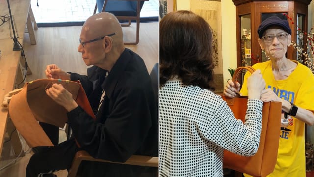 “她出门都拿塑料袋装东西” 癌末七旬翁制手提包赠爱妻