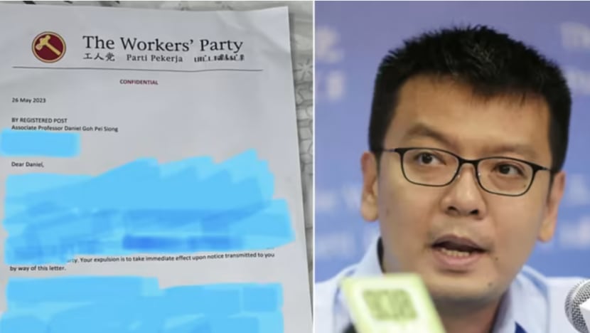 Ex-NCMP Daniel Goh says he is expelled from Workers' Party Ex-NCMP Daniel Goh says he is expelled from Workers' Party