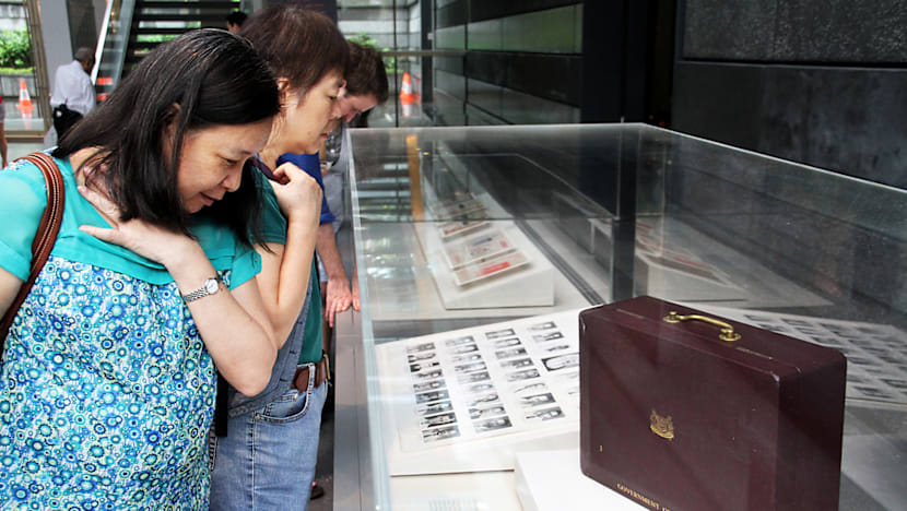 Mr Lee Kuan Yew’s red box on display at National Museum
