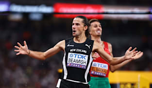 New Zealander Beamish stuns Bakkali to take steeplechase gold