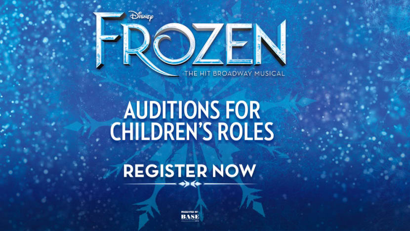 #trending: Disney's hit musical Frozen opens auditions for children's roles in Singapore