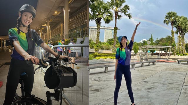 雨后见彩虹！陈楚寰化身慈善大使参与60km骑行活动