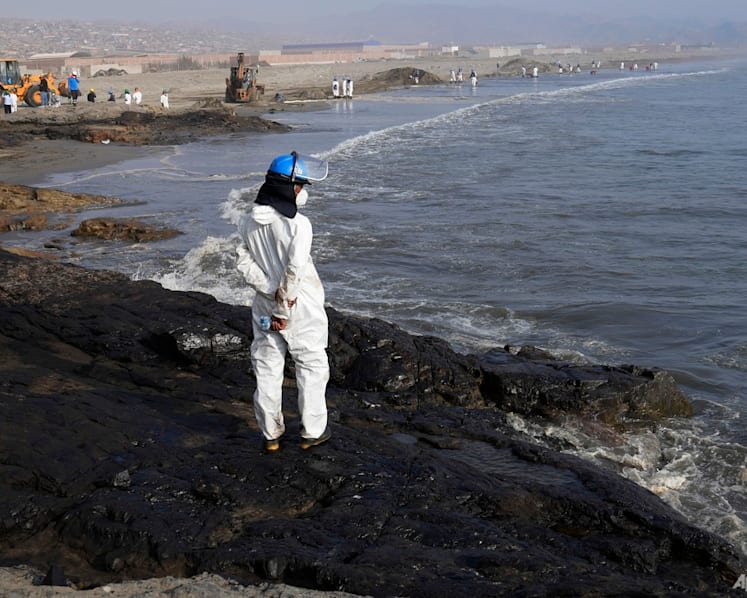 Waves from eruption in Tonga cause oil spill in Peru