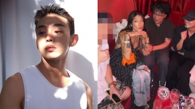 刘亚仁“极乐派对”照曝光！满桌烟酒，同席竟有国际大咖